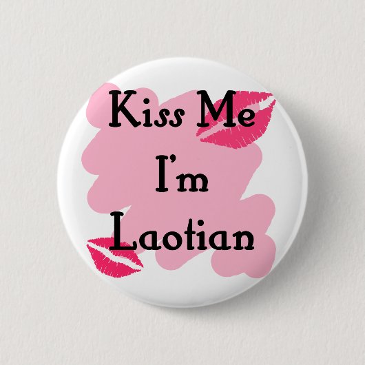 Laotiaans Ronde Button 5,7 Cm (Voorkant)