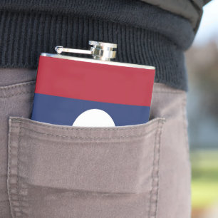 Laotiaanse vlag heupfles