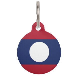 Laotiaanse vlag huisdierpenning