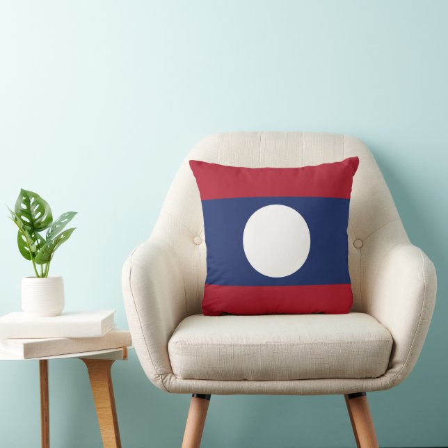 Laotiaanse vlag kussen (Stoel)
