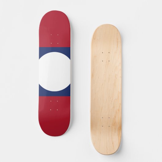 Laotiaanse vlag skateboard (Voorkant)