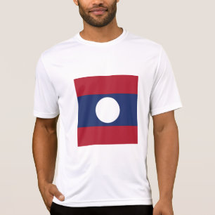 Laotiaanse vlag t-shirt