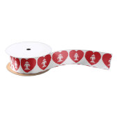 Laotian Erawan 3 Headed Elephant Heart Flag Lint (Spoel)