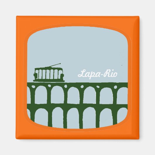 Lapa Archs Rio de Janeiro Brazilië Magneet (Voorkant)