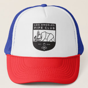 LAPC Trucker Hat B&W Logo Pet