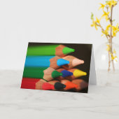 Lapices DE Colores V Kaart (Gele Bloem)