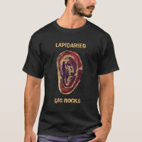 *~* LAPIDARIES DIG ROCKS Agate Slab Gold Glitter