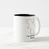 Lapin animal de la tasse | de lapin d'esprit, vite (Devant droit)