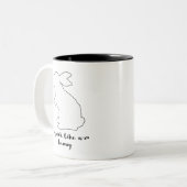 Lapin animal de la tasse | de lapin d'esprit, vite (Devant gauche)