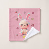 Lapin au Crochet Sucré (Gant de toilette)