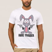 LAPIN AVEC ARME À FEU, T-SHIRTS HARE TRIGGER (Devant)