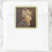 Lapin avec autocollants cardinaux de nidification (Sac)