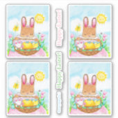 Lapin avec Sticker Panier (Devant)