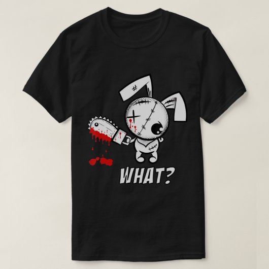 Lapin avec T-shirt tronçonneuse (Design devant)
