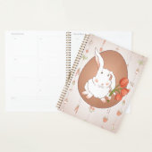 Lapin avec Tulips Spring Holiday Rabbit (Devant avec enveloppe)