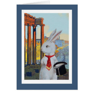 Lapin blanc à Rome