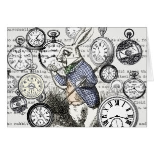 Lapin Blanc Alice au Pays des Merveilles Horloges