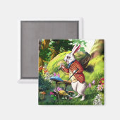 Lapin blanc |Alice au pays des merveilles Magnets (Recto/Verso)