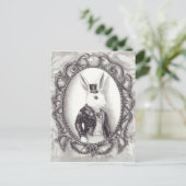 Lapin blanc - Carte postale (Debout devant)