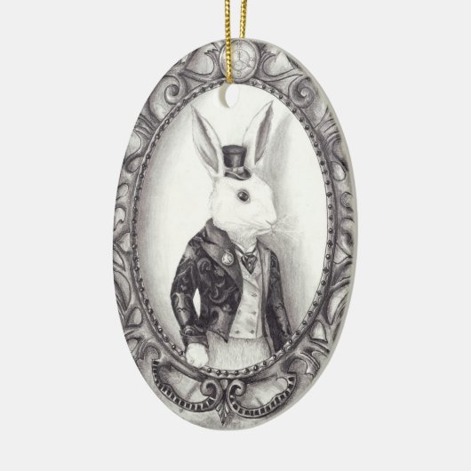 Lapin blanc - ornement (Gauche)