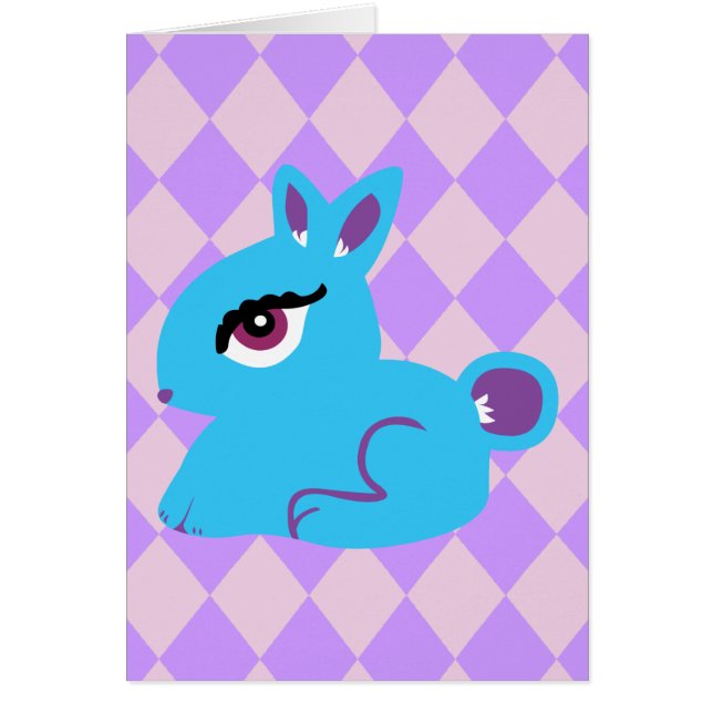 Lapin bleu (Devant)