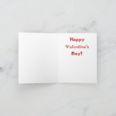 Lapin - carte de Valentine (Intérieur)