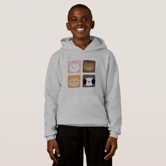 Lapin, chien, chat et ours (Devant entier)