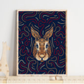 Lapin chinois Zodiac | Impression numérique Zodiac