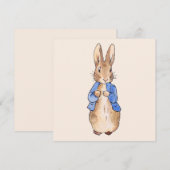 Lapin classique en bleu Merci (Devant / Derrière)