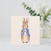Lapin classique en bleu Merci (Debout devant)