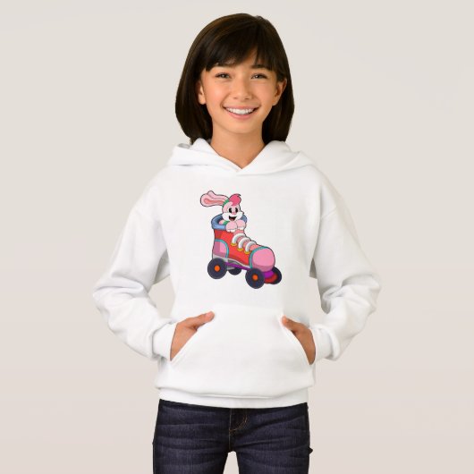 Lapin comme Patineur Inline avec Patins Inline (Devant entier)