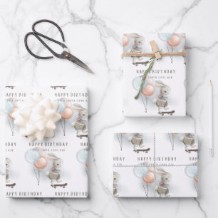 Lapin cool Sur Les Feuilles D'Enveloppement Du Ska