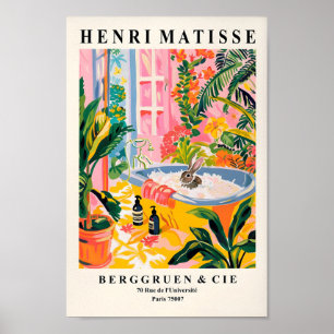 Lapin Dans Baignoire Art Print, Drôle Poster De Sa