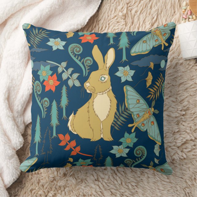 Lapin dans le Coussin forestier (Couverture)