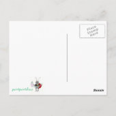 lapin dans le lit obtenir bonne carte postale (Dos)