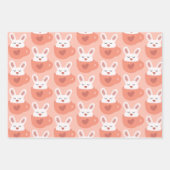 Lapin dans un ensemble de feuilles de papier d'env (Devant)