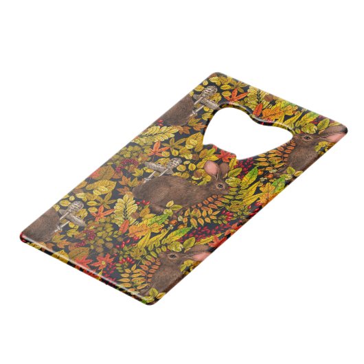 Lapin d'automne en noir (Devant Angle)