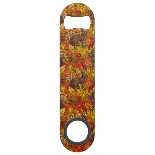 Lapin d'automne en rouge (Devant)