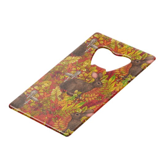 Lapin d'automne en rouge (Devant Angle)