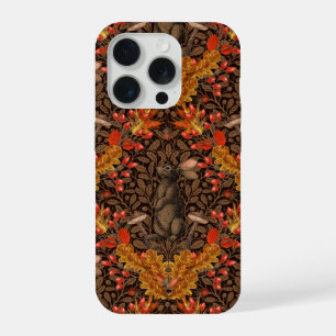 Lapin d'automne sur brun