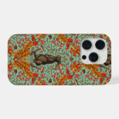 Lapin d'automne sur vert clair (Verso Horizontal)