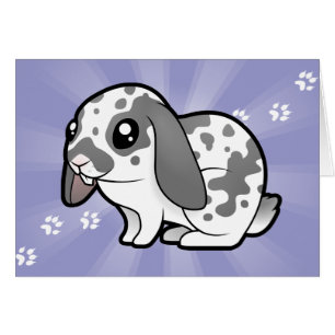 Lapin de bande dessinée (cheveux lisses d'oreille