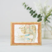 LAPIN de carte de voeux de Pâques (Debout devant)