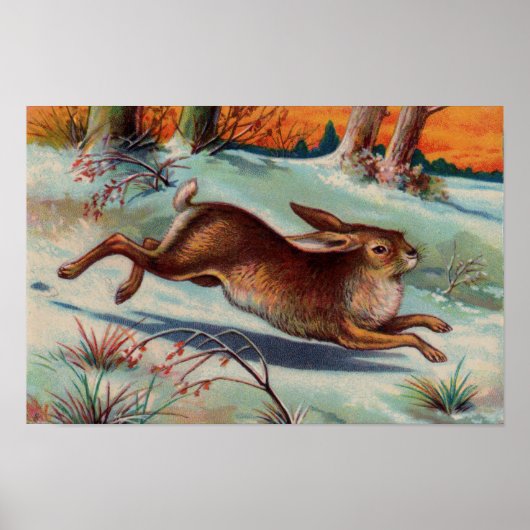 Lapin de Décembre Petite Affiche (Devant)