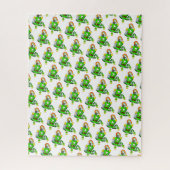 Lapin de la Saint-Patrick joyeuse Puzzles (Vertical)