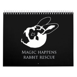 Lapin de MHRR Honeybadger calendrier de 12 mois