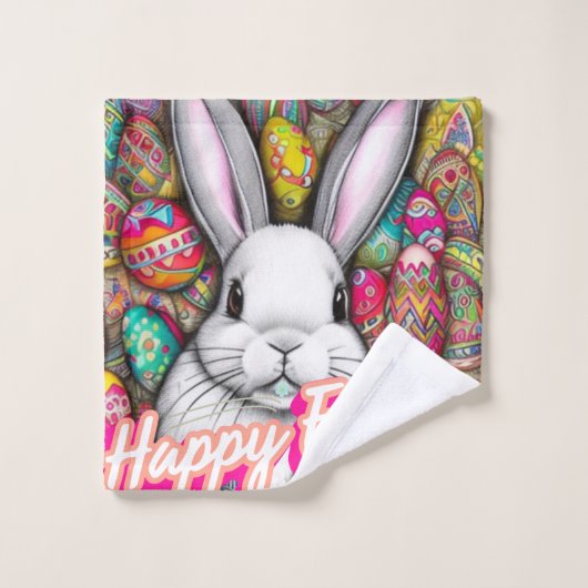 Lapin de Pâques (Gant de toilette)