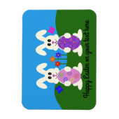 Lapin de Pâques #5 Magnet (Vertical)