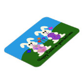 Lapin de Pâques #5 Magnet (Côté Gauche)