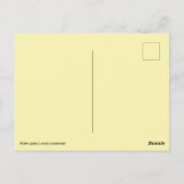 Lapin de Pâques avec Carte Postale de Carotte (Dos)